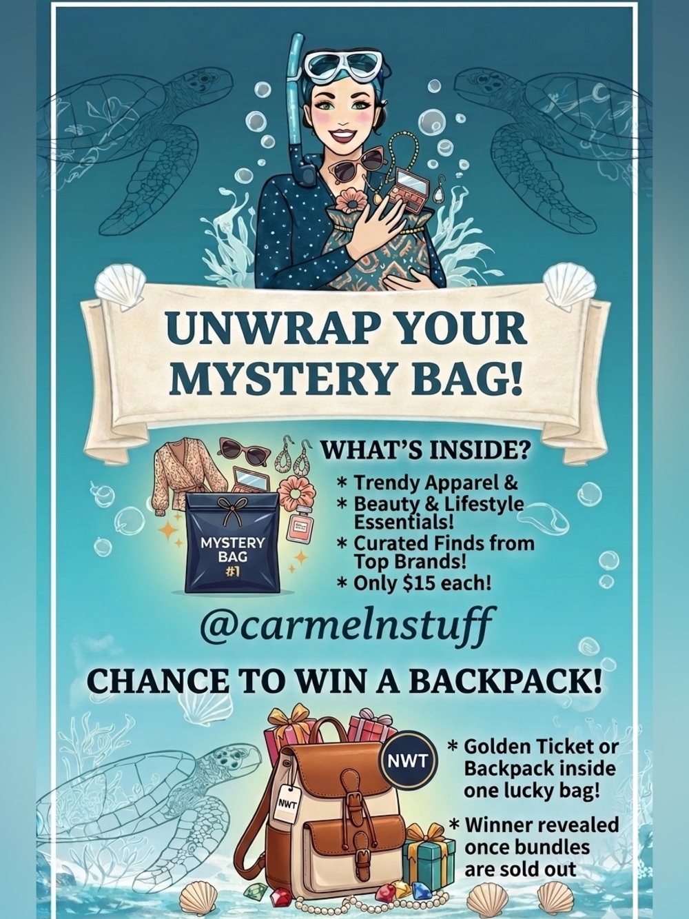 UNWRAP YOUR MYSTERY BAG!